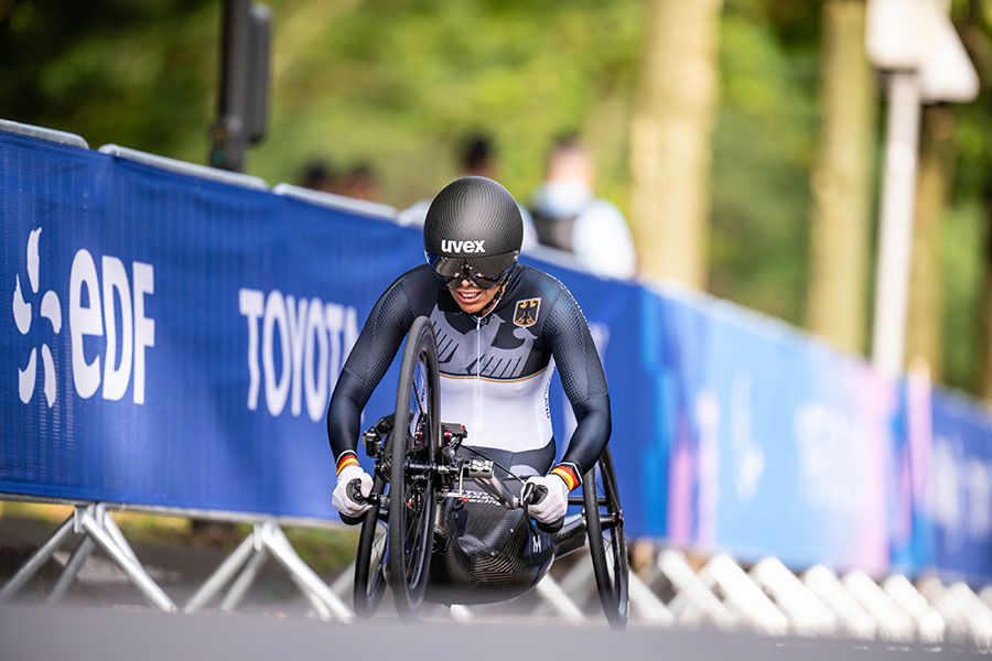 Andrea Eskau ist Vierte im Paralympischen Straßenrennen von Paris