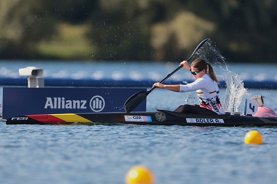 Anja Adler fährt am Sonntag in Paris Semifinale